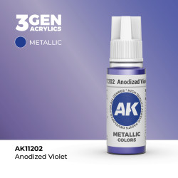 Anodized Violet Violeta Anodizado Metálico 3Gen 18ml AK11202 AK Interactive