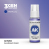 Anodized Violet Violeta Anodizado Metálico 3Gen 18ml AK11202 AK Interactive