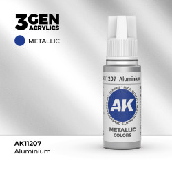 Aluminium Aluminio Metálico 3Gen 18ml AK11207 AK Interactive