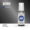 Gun Metal Metal Armas Metálico 3Gen 18ml AK11212 AK Interactive