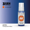 Clear Blue Azul Transparente 3Gen 18ml AK11214 AK Interactive