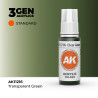 Transparent Green Verde Transparente 3Gen 18ml AK11216 AK Interactive