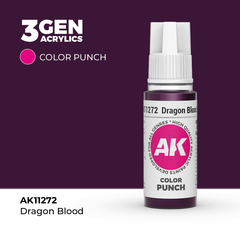 Dragon Blood Sangre de Dragón Color Punch 3Gen 18ml AK11272 AK Interactive