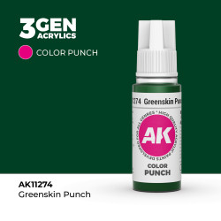 Greenskin Punch Piel Verde Color Punch 3Gen 18ml AK11274 AK Interactive