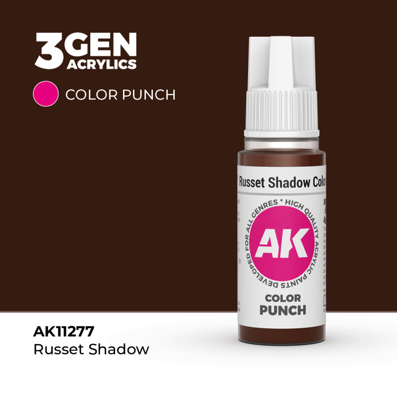 Russet Shadow Sombra Color Punch 3Gen 18ml AK11277 AK Interactive