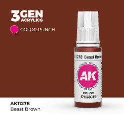 Beast Brown Marrón Bestia Color Punch 3Gen 18ml AK11278 AK Interactive