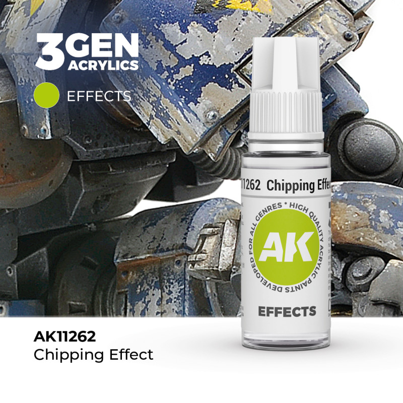 Chipping Effect Efecto Desconchado 3Gen 18ml AK11262 AK Interactive