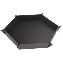 Magnetic Tray Dice Hexagonal Bandeja Negra Para Dados Magnética Gamegenic