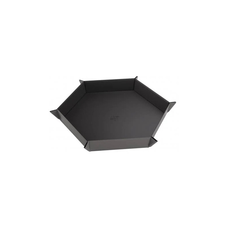 Magnetic Tray Dice Hexagonal Bandeja Negra Para Dados Magnética Gamegenic