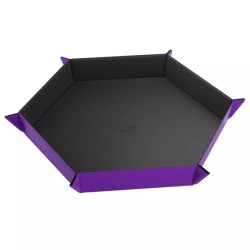 Magnetic Tray Dice Hexagonal Bandeja Lila Para Dados Magnética Gamegenic