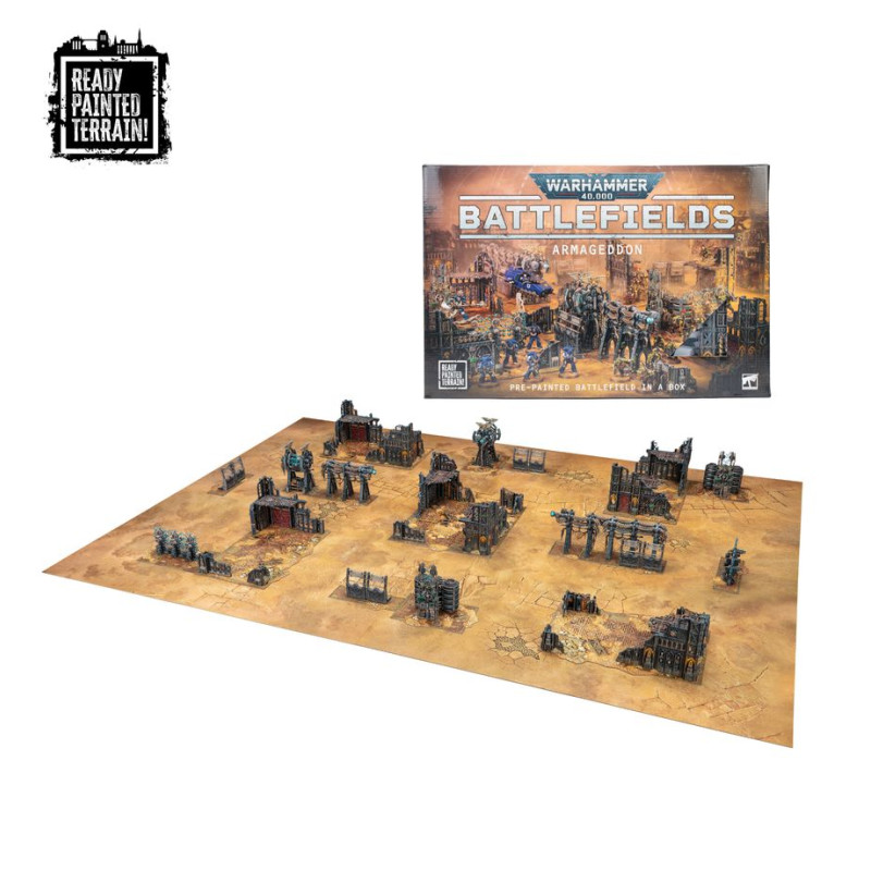 Battlefields Armageddon Campos de Batalla Prepintado Warhammer 40.000