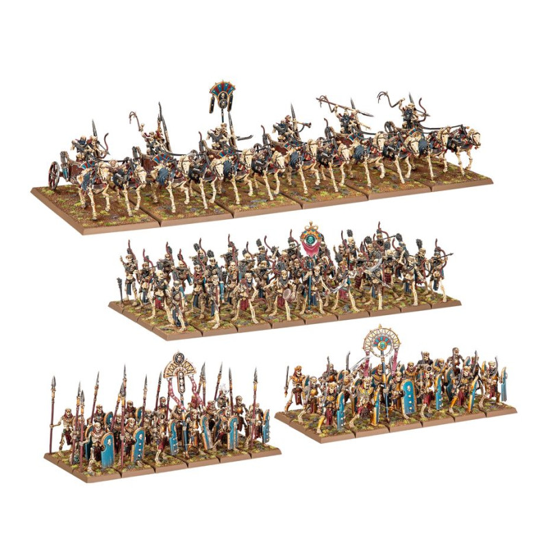 Host of Nehekhara Army Reinforcement Set Reyes Funerarios Khemri Warhammer The Old World