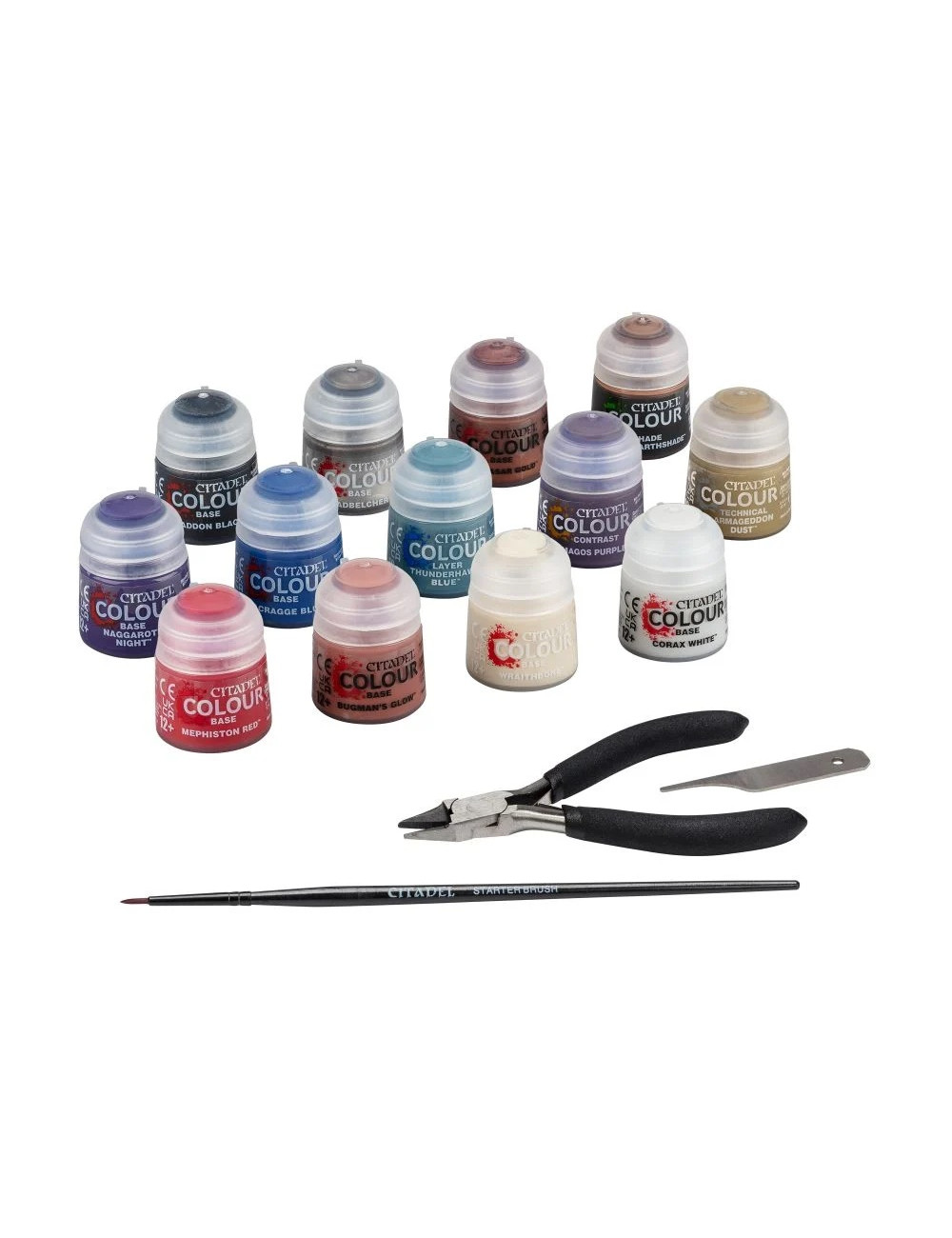 Set de Pintura y Herramientas Paints Tools Warhammer 40.000