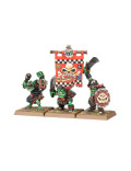 Orc Big 'Uns Command Grupo de Mando Orcos Grandotes Warhammer The Old World