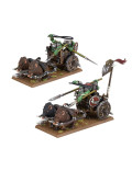 Orc Boar Chariots Carros de Jabalís Orc & Goblin Tribes Warhammer The Old World