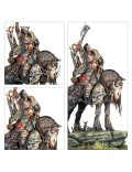Caudillo Pactoscuro en Montura de Guerra Darkoath Chieftain on Warsteed Slaves Darkness Warhammer Age of Sigmar