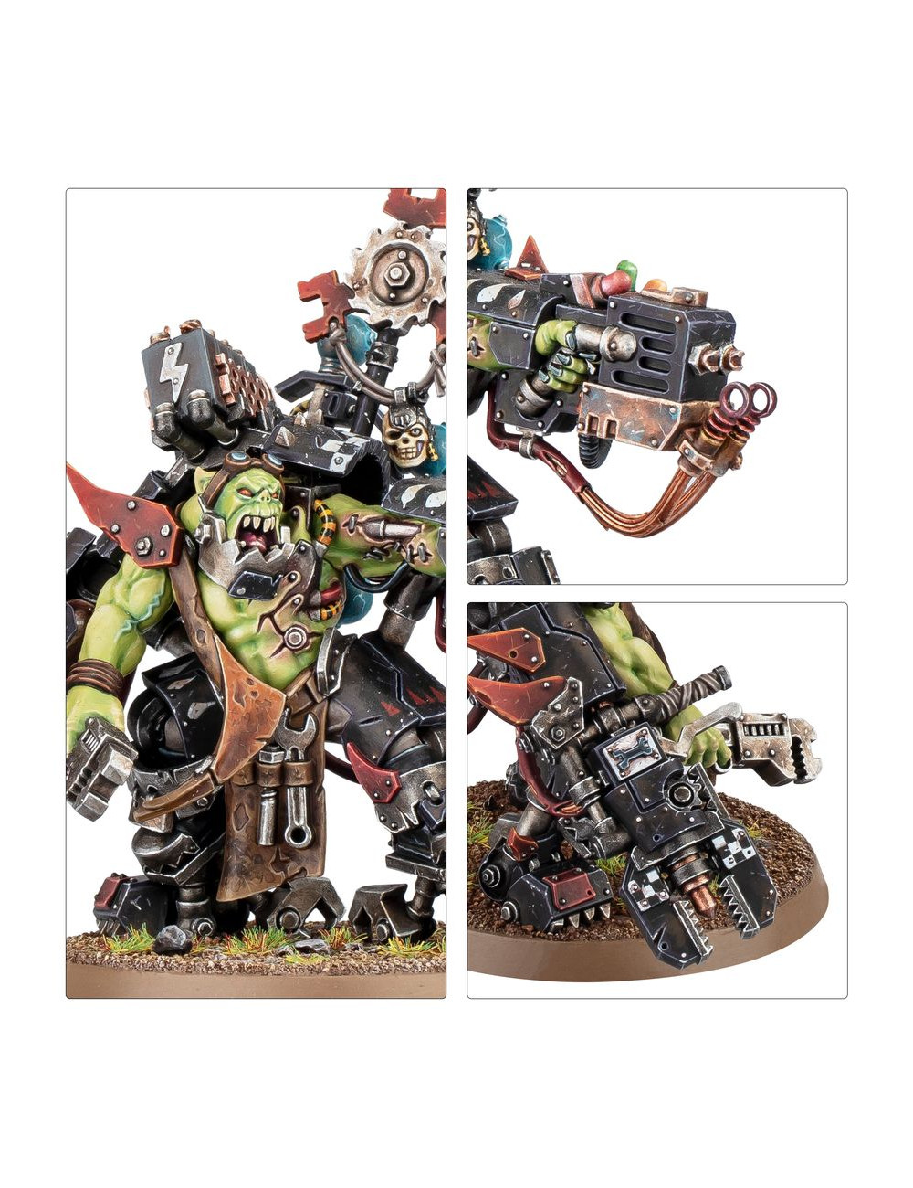 thumbnail image 2 of Orks Big Mek - Unpainted & Unassembled Warhammer 40k Miniature 2 of 10