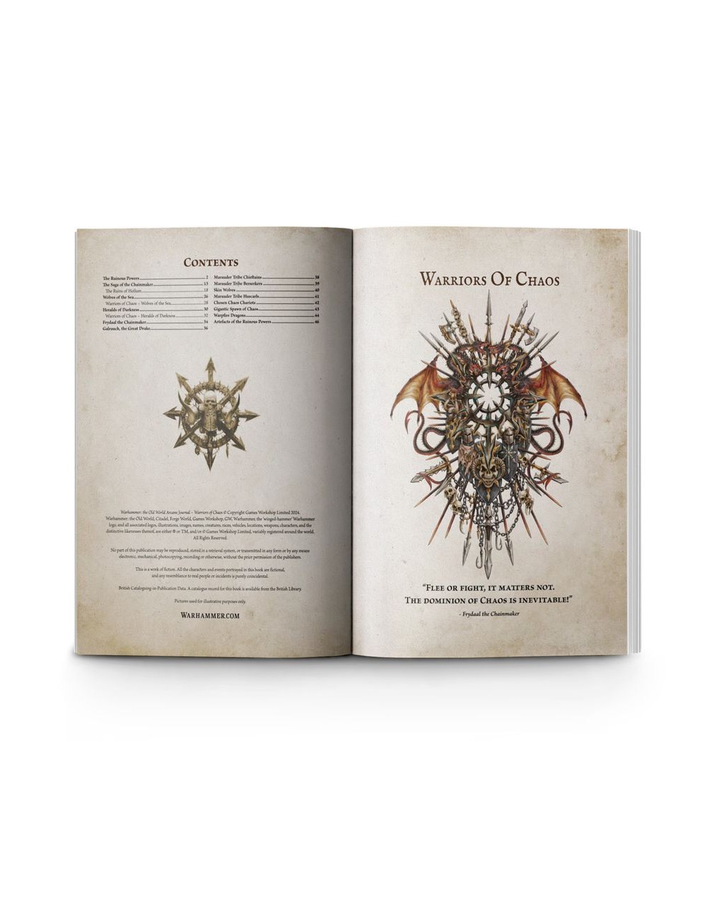 Arcane Journal: Warriors Of Chaos – Warhammer The Old World (New, 08-02)