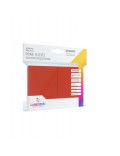100 Fundas Rojas Red Prime Sleeves Standard Size Gamegenic