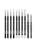 Pack Inicio 3 Pinceles BPG Black Penny Games 3/0 Essential, 0 Essential, Drybrush 3