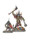 Kazike con Grot Kuchillero Killa-Boss with Stab Grot Orruk Warclans Warhammer The Age of Sigmar
