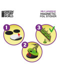 Pack de Láminas Magnéticas y Planchas Metálicas Para Imanes Combo Pack (210x297mm) Green Stuff World