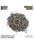 Arena Modelismo Extra Gruesa Gris Oscuro Grey Colour Superthick Hobby Sand 200ml (13334) Green Stuff World