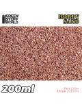 Arena Modelismo Gruesa Color Rojo Colour Red Thick Hobby Sand 200ml (13338) Green Stuff World