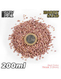 Arena Modelismo Gruesa Color Rojo Colour Red Thick Hobby Sand 200ml (13338) Green Stuff World