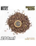 Arena Modelismo Gruesa Marrón Quemado Burnt Colour Thick Hobby Sand 200ml (13340) Green Stuff World