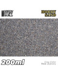 Arena Modelismo Fina Gris Oscuro Grey Colour Thin Hobby Sand 200ml (11181) Green Stuff World
