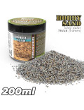 Arena Modelismo Gruesa Gris Oscuro Grey Colour Thick Hobby Sand 200ml (11182) Green Stuff World