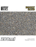 Arena Modelismo Gruesa Gris Oscuro Grey Colour Thick Hobby Sand 200ml (11182) Green Stuff World