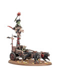 Jefe Gruñón en Karrobramante Snarlboss on War-Wheela Gloomspite Gitz Warhammer Age of Sigmar