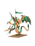 Noble Elfo Silvano en Dragón Forestal Wood Elf Noble on Forest Dragon Warhammer The Old World