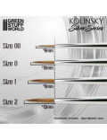 SILVER SERIES Set Pinceles Kolinsky Green Stuff World