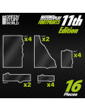 Glasspack Footprints Básicos 11 Edición Wh40k Compatibles Green Stuff World
