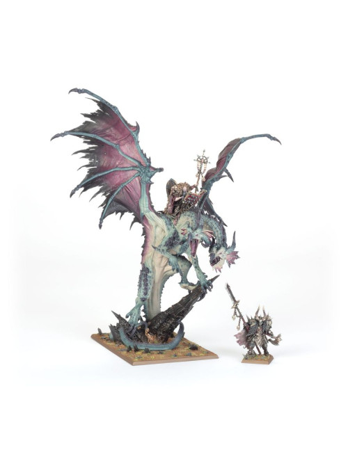 Lord/Sorcerer on Chaos Dragon Warhammer The Old World