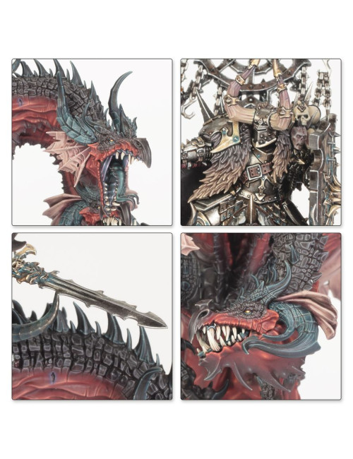 Lord/Sorcerer on Chaos Dragon Warhammer The Old World