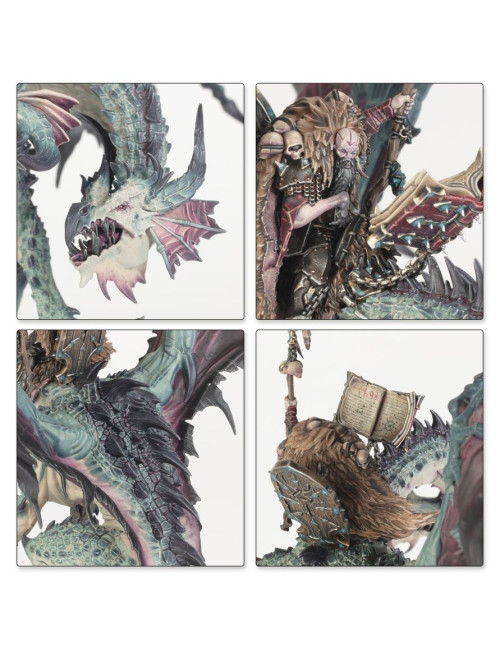 Lord/Sorcerer on Chaos Dragon Warhammer The Old World