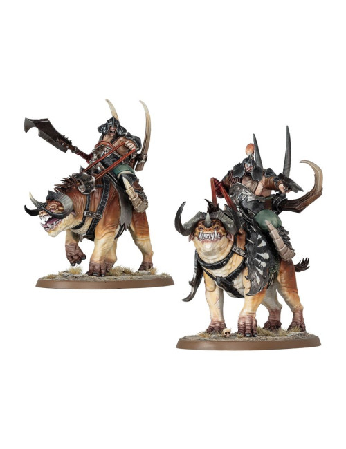 Invasores Caballería Brutizampa Maulbeast Riders Cavalry Ogor Mawtribes Warhammer Age of Sigmar