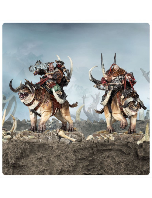 Invasores Caballería Brutizampa Maulbeast Riders Cavalry Ogor Mawtribes Warhammer Age of Sigmar