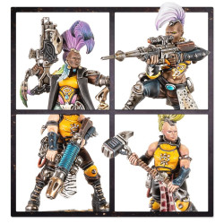 Matriarchs y Phyrr Cats Escher Necromunda