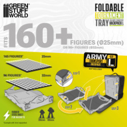 Bandeja Torneos Plegable Mochila Green Stuff World Foldable Tournament Tray
