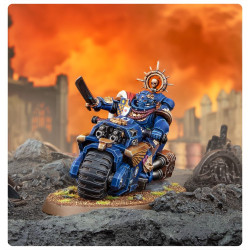 Capitán en Moto Captain on Bike Space Marines Warhammer 40.000