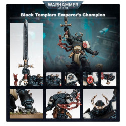 Campeón Paladín del Emperador Templarios Negros Emperor's Champion Black Templars Warhammer 40.000