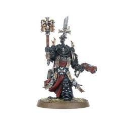 Capellán Grimaldus y Séquito Chaplain Templarios Negros Black Templars Warhammer 40.000