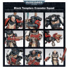 Escuadra Cruzados Templarios Negros Primaris Crusader Squad Black Templars Warhammer 40.000