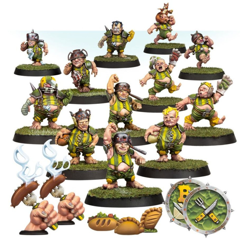 The Greenfield Grasshuggers Equipo Halfling Blood Bowl