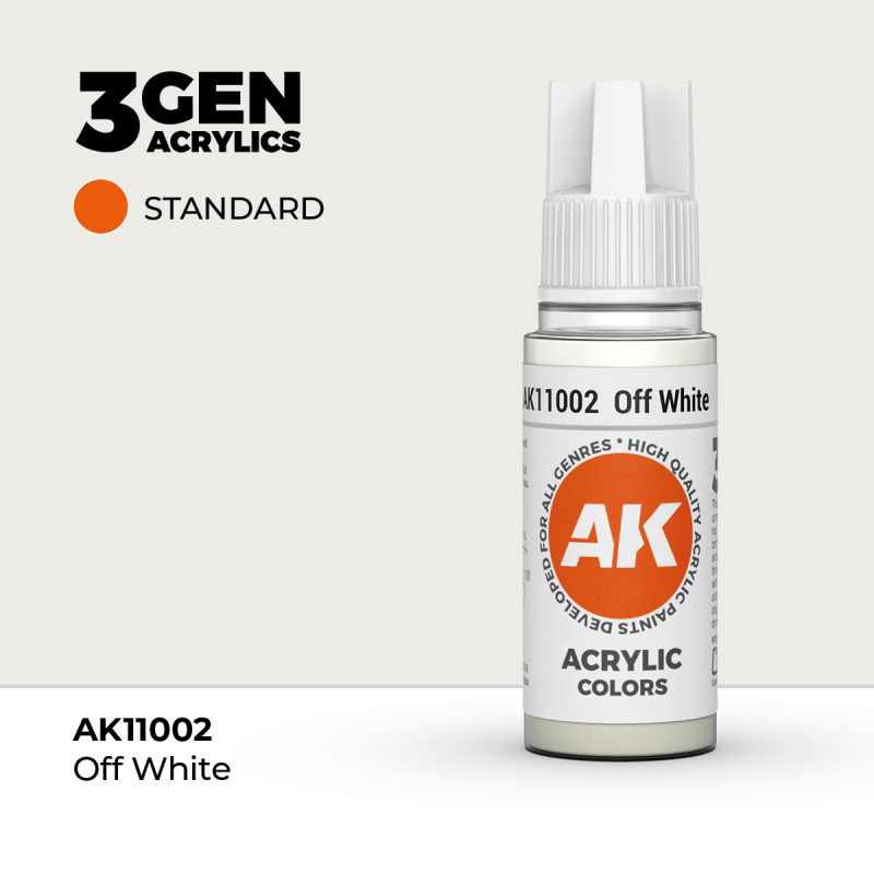 Off White 3Gen 18ml AK11002 AK Interactive